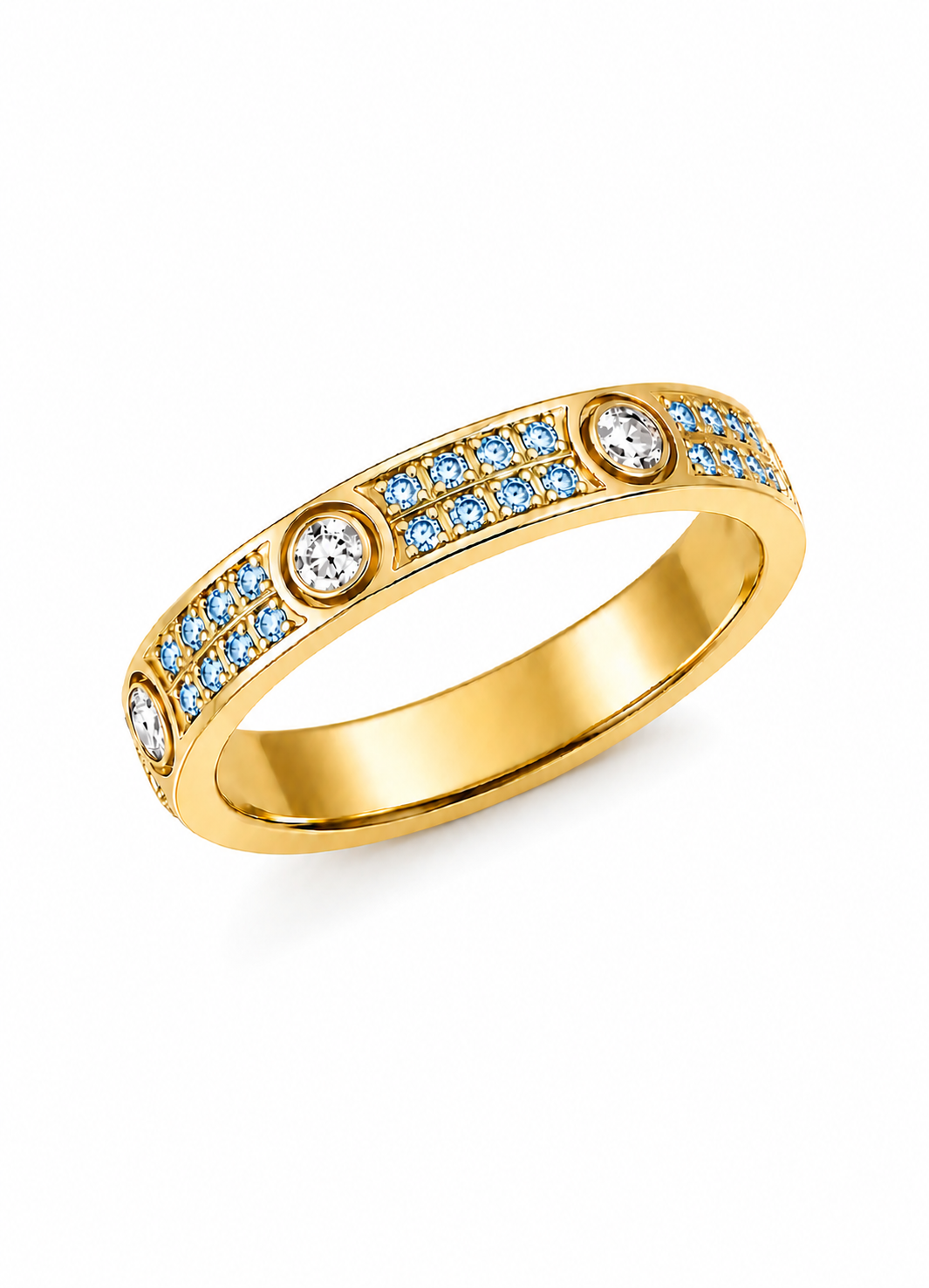 BAGUE DYNASTIE BLUE