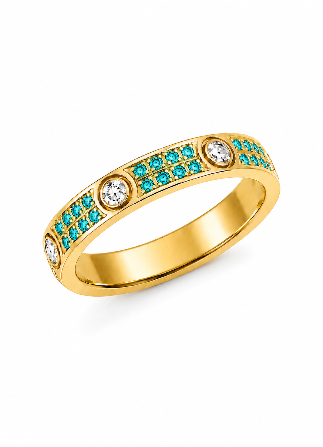 BAGUE DYNASTIE TURQUOISE