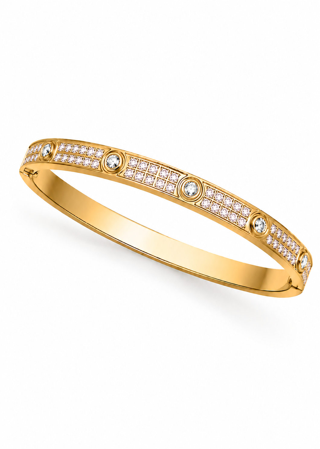 BRACELET JONC DYNASTIE CHAMPAGNE