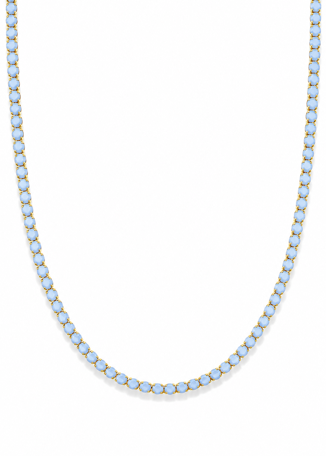 COLLIER SHELLY BLUE