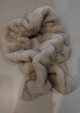 ECHARPE FOURRURE ECRU