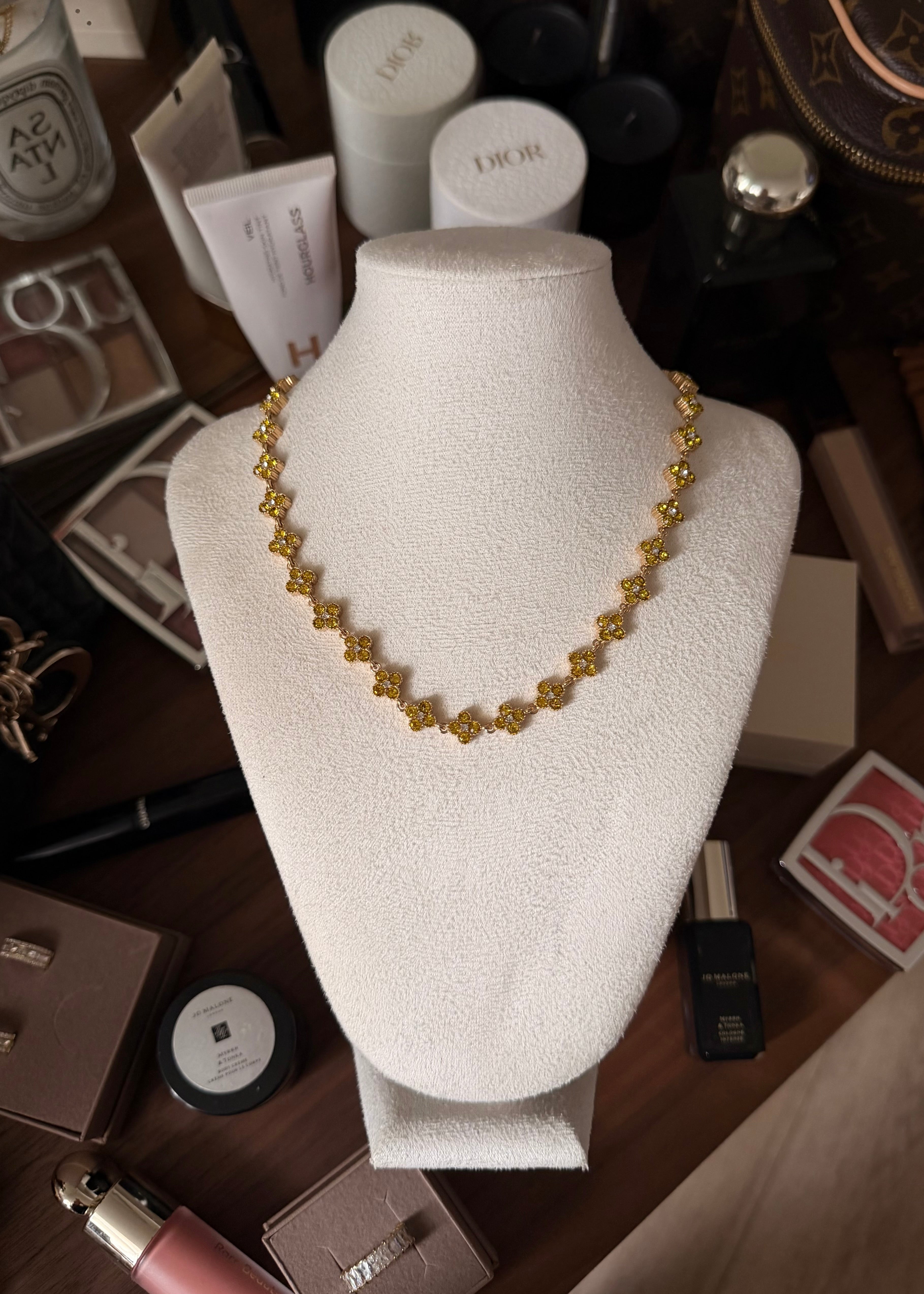 COLLIER DIANA YELLOW