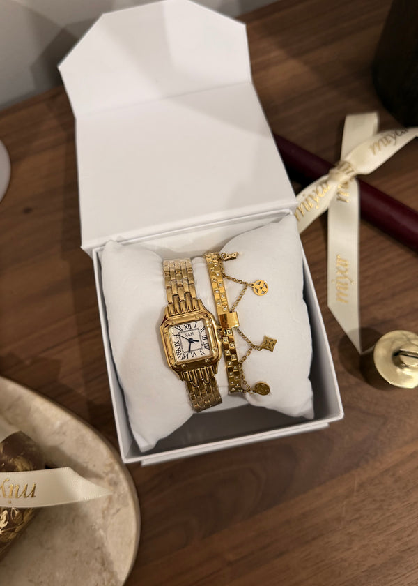 COFFRET  MONTRE BLAIR + JONC AMALYA