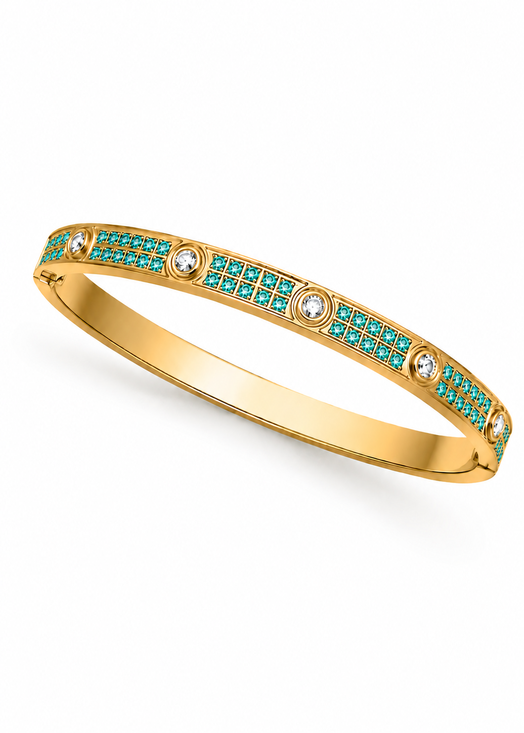 BRACELET JONC DYNASTIE TURQUOISE