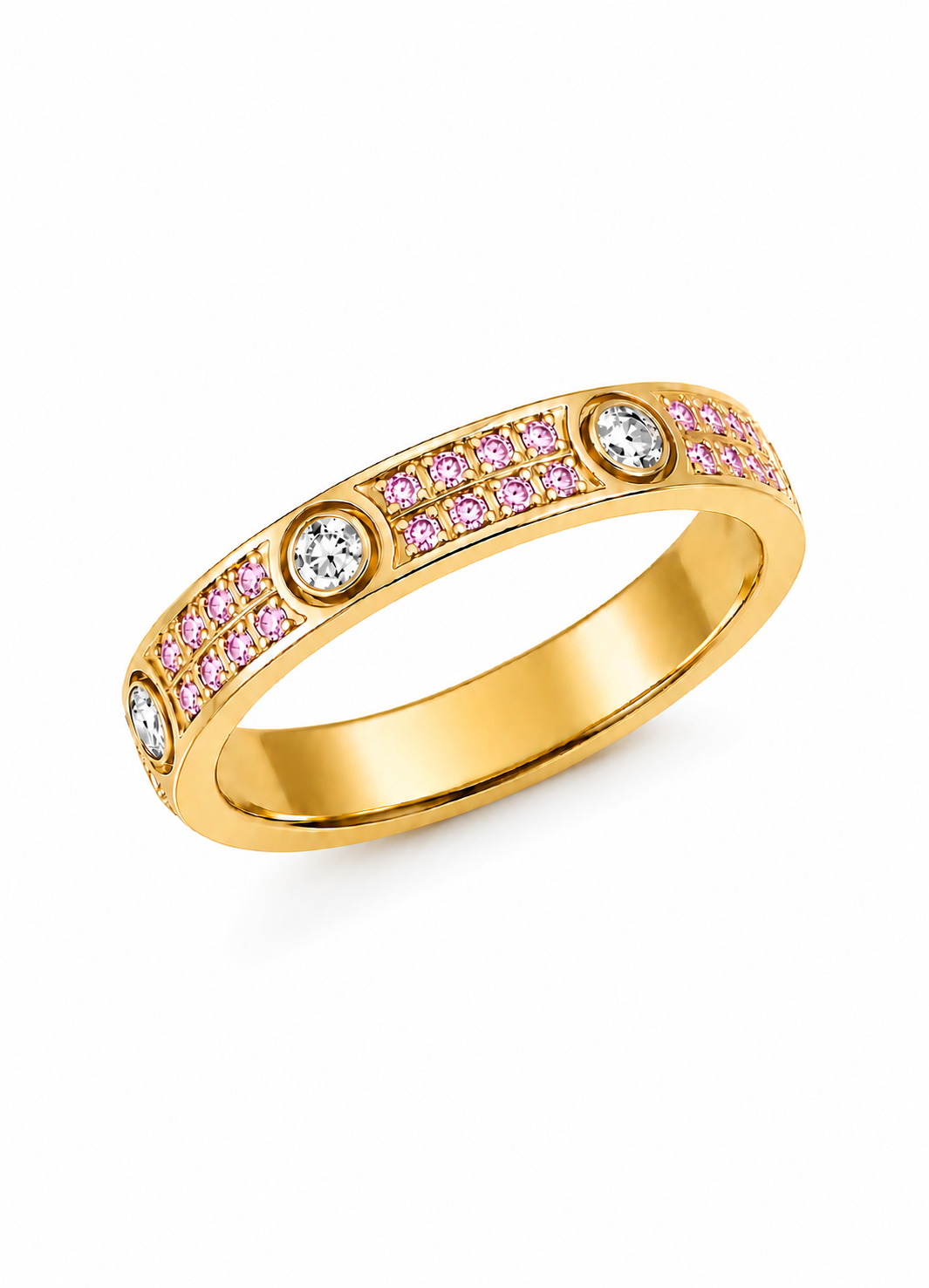 BAGUE DYNASTIE PINK
