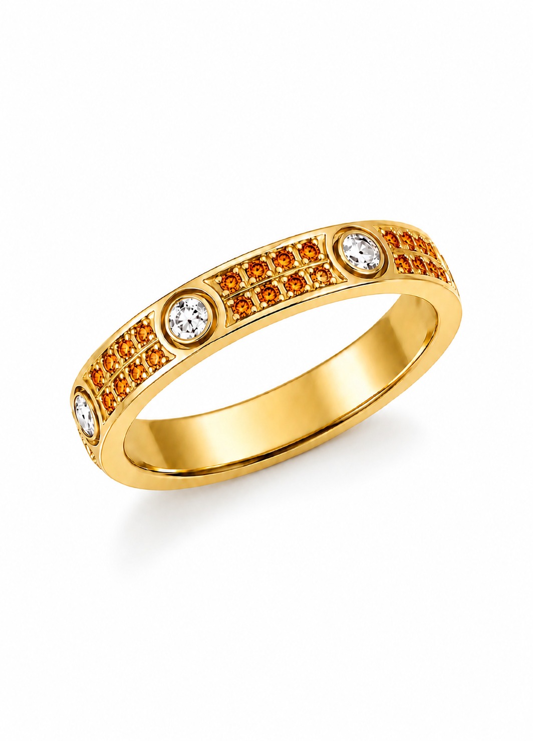 BAGUE DYNASTIE ORANGE