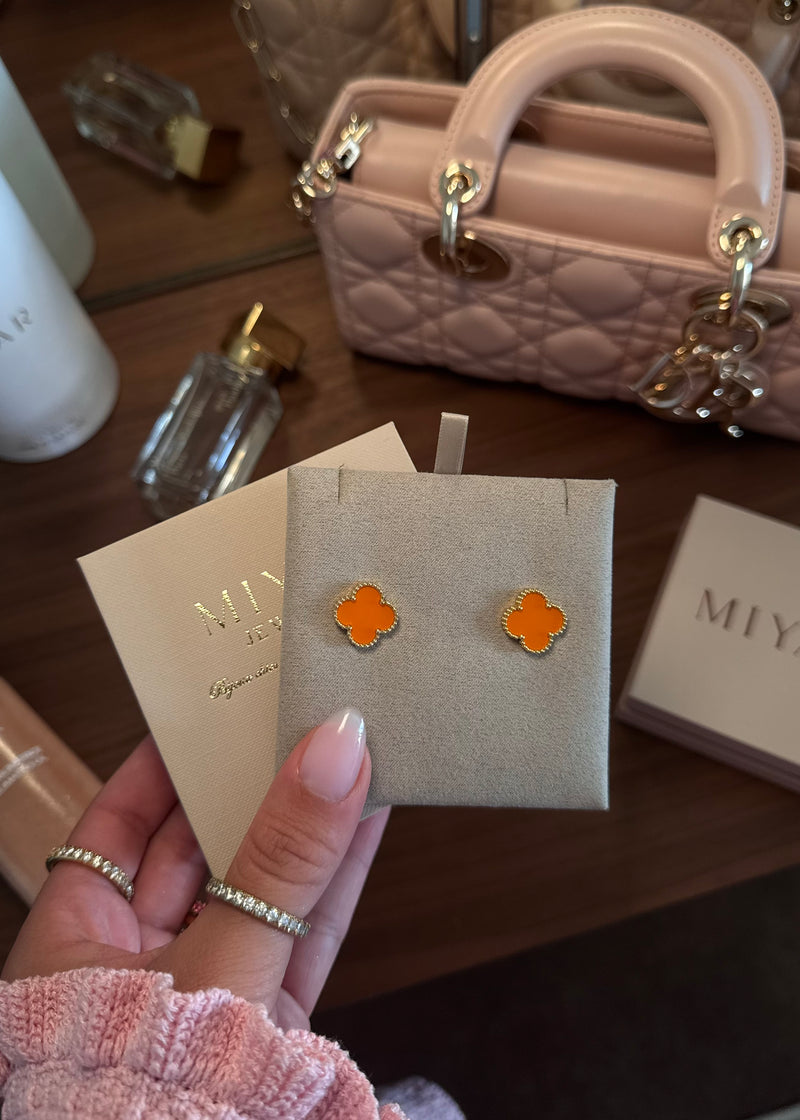 BOUCLES D’OREILLES FIDJI ORANGE