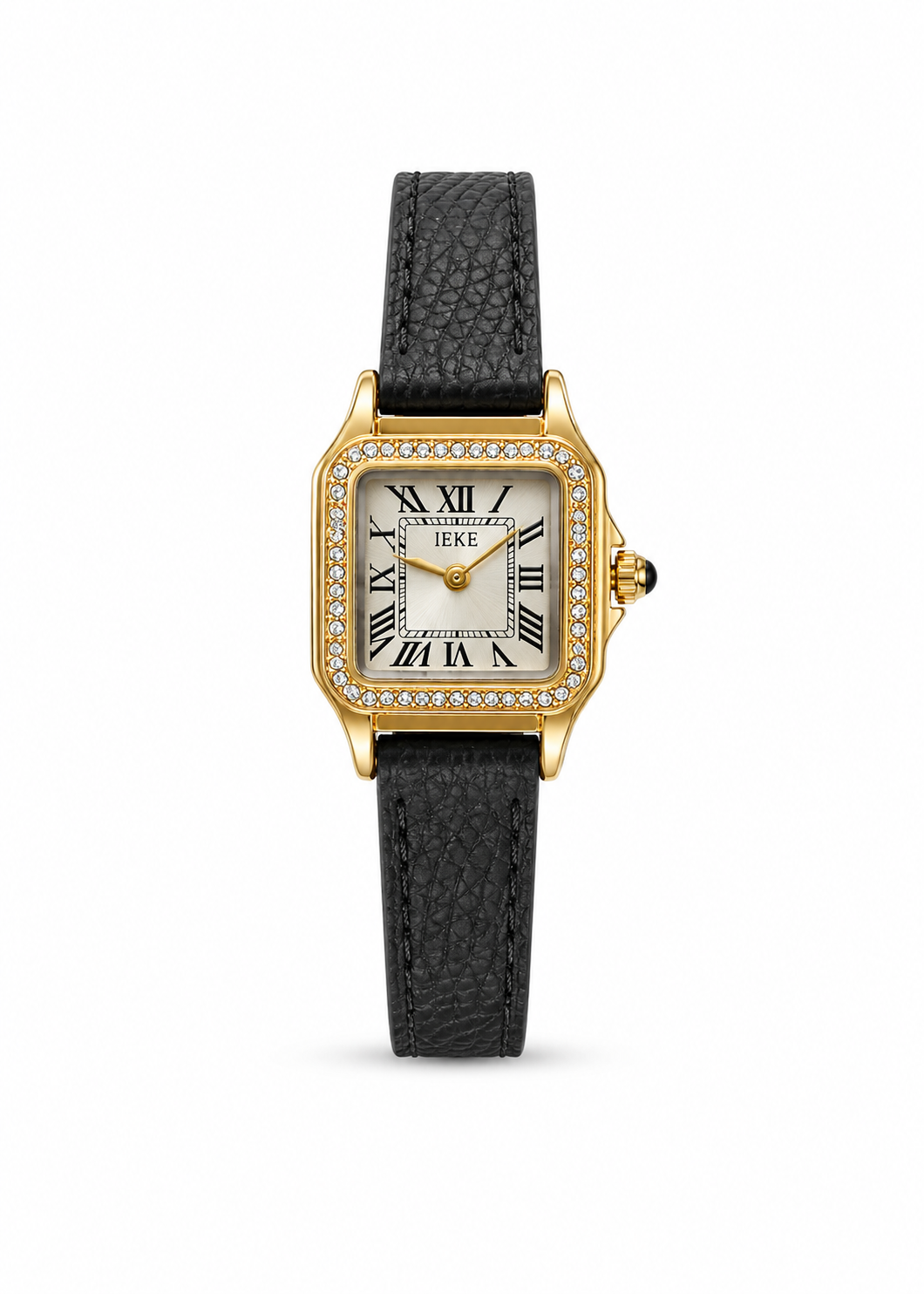 MONTRE ALEYNA CUIR NOIR