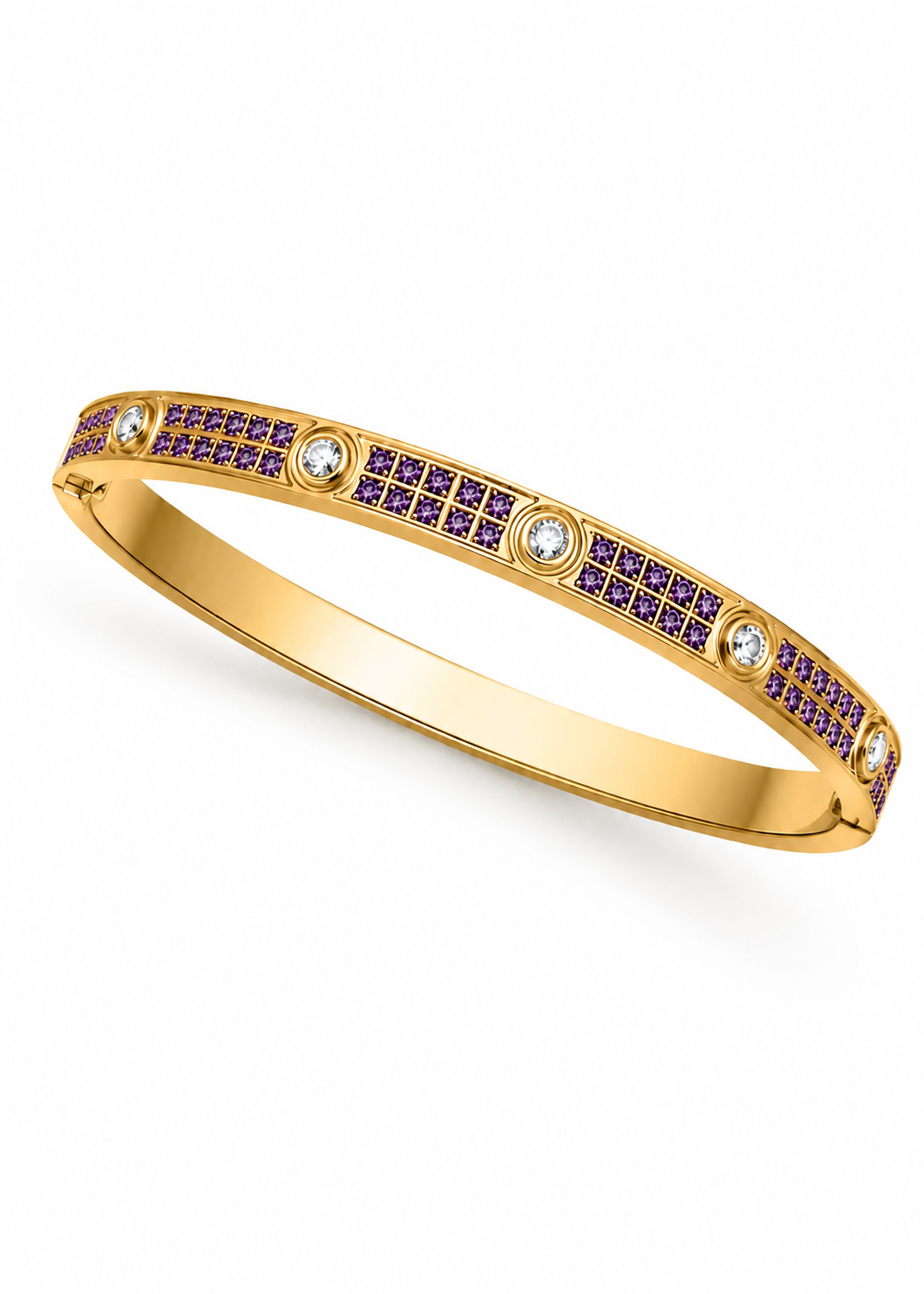 BRACELET JONC DYNASTIE PURPLE